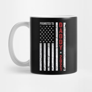 Promoted To Daddy 2021, New Dad Gift Mug